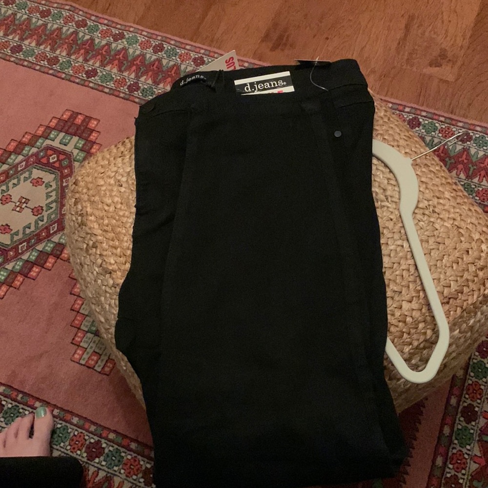 NWT d.jeans black ankle jeans size 20